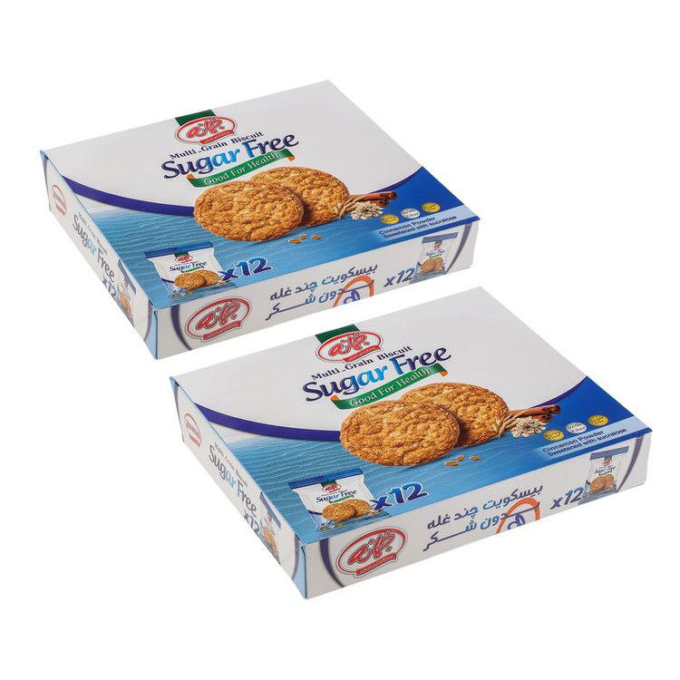 بیسکوئیت چندغله بدون شکر