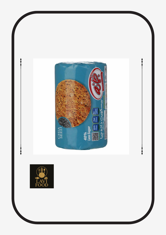 خرید بیسکوئیت دانه چیا jomane