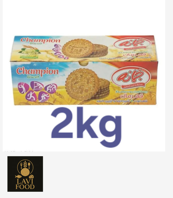 بیسکویت فله جو قهرمان ۲کیلوگرم جمانه(ورزشی)