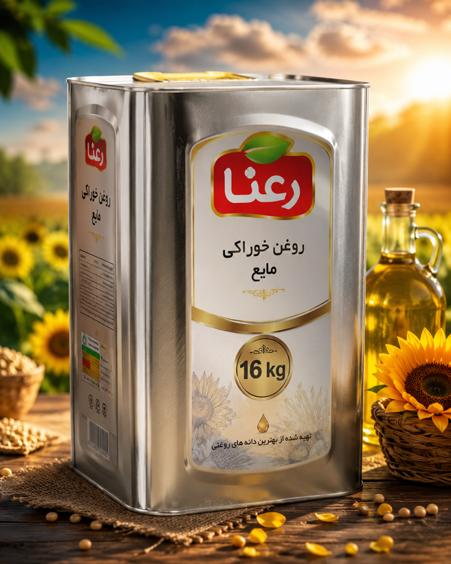 روغن سویا حلب ۱۶ کیلوگرمی رعنا