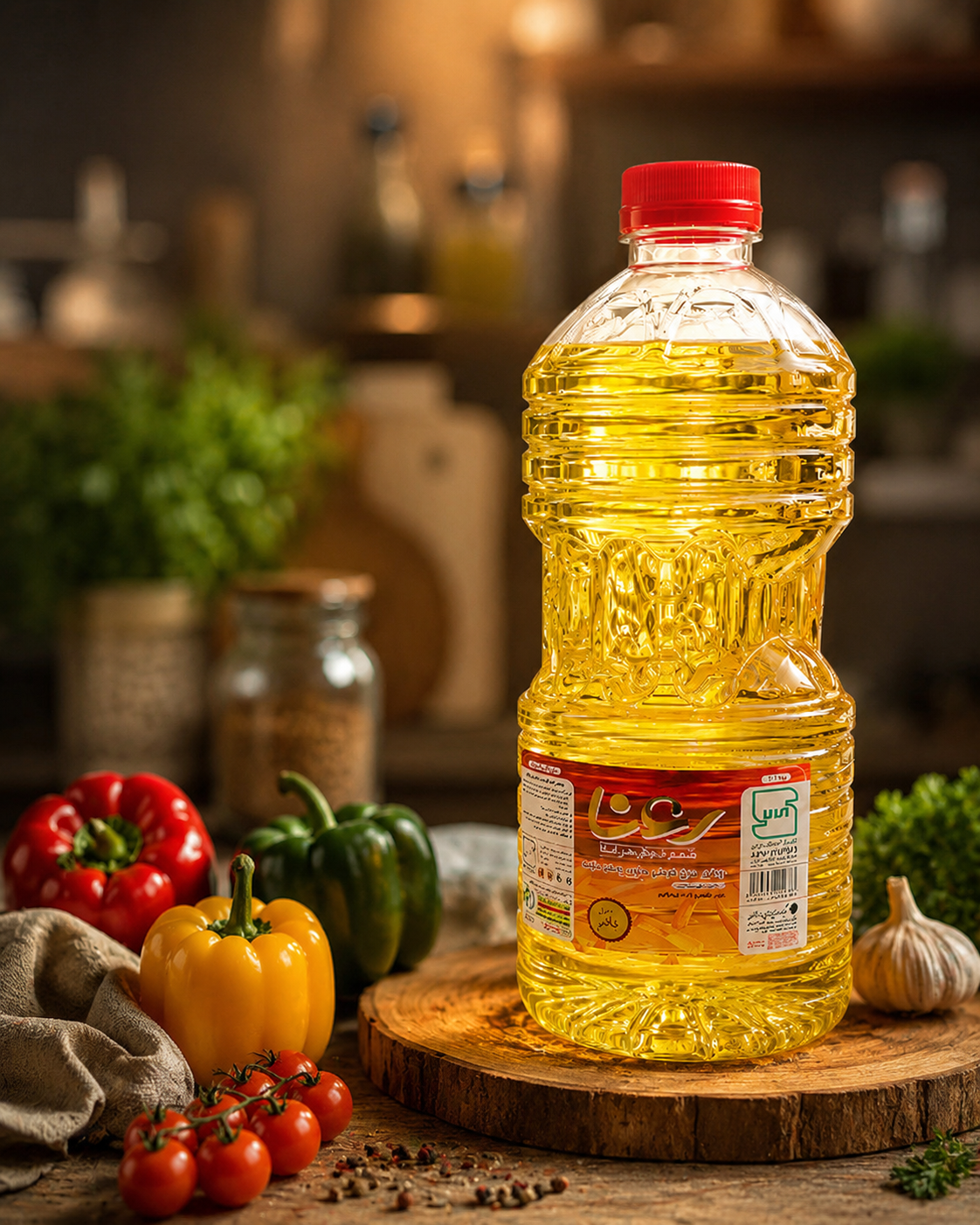 روغن سرخ کردنی شفاف رعنا ۳ لیتری کارتن ۴ عددی